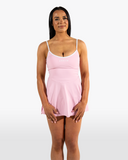 COURT DRESS IN ROSEWATER