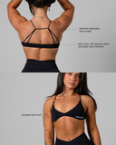 REVERIE SPORTS BRA IN BLACK