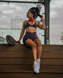 REVERIE SHORTS IN VIOLET
