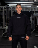 LEGACY OVERSIZED HOODIE IN BLACK