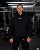 LEGACY OVERSIZED HOODIE IN BLACK