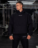 LEGACY OVERSIZED HOODIE IN BLACK