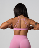 REVERIE SPORTS BRA IN PETAL