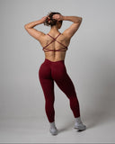 SOLACE SPORTS BRA IN ROSE