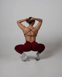 SOLACE SPORTS BRA IN ROSE