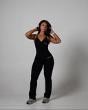 REVERIE FLARES IN BLACK