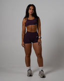 SOLACE SPORTS BRA IN VIOLET