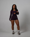 SOLACE SHORTS IN VIOLET