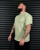 BROTHERHOOD HEAVY OVERSIZED TEE IN MATCHA