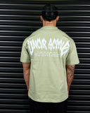 SPIRIT OF FEAR HEAVY OVERSIZED TEE IN MATCHA