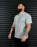 RUTHLESS HEAVY OVERSIZED TEE IN GREY MARLE