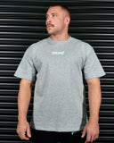 SPIRIT OF FEAR HEAVY OVERSIZED TEE IN GREY MARLE