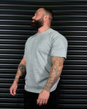 BROTHERHOOD HEAVY OVERSIZED TEE IN GREY MARLE