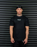 LIFTING CLUB HEAVY OVERSIZED TEE IN BLACK