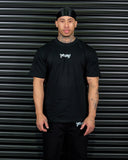 SPIRIT OF FEAR HEAVY OVERSIZED TEE IN BLACK