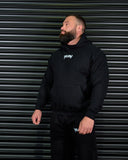SPIRIT OF FEAR HEAVY OVERSIZED HOODIE IN BLACK
