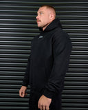 SIGNATURE HEAVY OVERSIZED HOODIE IN BLACK