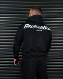 BROTHERHOOD HEAVY OVERSIZED HOODIE IN BLACK