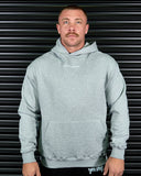 RUTHLESS HEAVY OVERSIZED HOODIE IN GREY MARLE