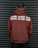 LIFTING CLUB OVERSIZED HOODIE IN SYRUP