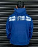 LIFTING CLUB OVERSIZED HOODIE IN SAPPHIRE