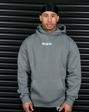 LIFTING CLUB OVERSIZED HOODIE IN GREY