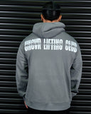 LIFTING CLUB OVERSIZED HOODIE IN GREY