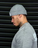 SPIRIT OF FEAR BEANIE IN GREY MARLE