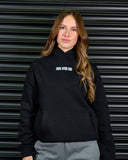 LIFTING CLUB OVERSIZED HOODIE IN BLACK