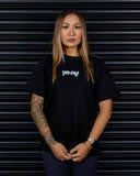 SPIRIT OF FEAR HEAVY OVERSIZED TEE IN BLACK