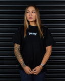 SPIRIT OF FEAR HEAVY OVERSIZED TEE IN BLACK