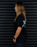 SPIRIT OF FEAR HEAVY OVERSIZED TEE IN BLACK
