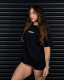 LIFTING CLUB HEAVY OVERSIZED TEE IN BLACK