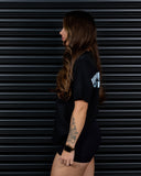 LIFTING CLUB HEAVY OVERSIZED TEE IN BLACK