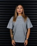 RUTHLESS HEAVY OVERSIZED TEE IN GREY MARLE