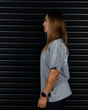 RUTHLESS HEAVY OVERSIZED TEE IN GREY MARLE