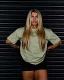 BROTHERHOOD HEAVY OVERSIZED TEE IN MATCHA