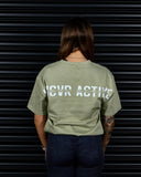 SIGNATURE HEAVY OVERSIZED TEE IN MATCHA