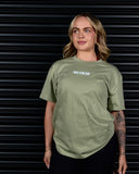 LIFTING CLUB HEAVY OVERSIZED TEE IN MATCHA