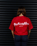 BROTHERHOOD HEAVY OVERSIZED TEE IN SCARLET
