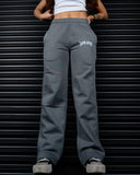 SPIRIT OF FEAR STRAIGHT LEG SWEAT PANTS IN GREY