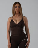 REVERIE TOP IN COCOA