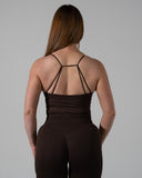 REVERIE TOP IN COCOA