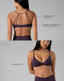 REVERIE SPORTS BRA IN VIOLET