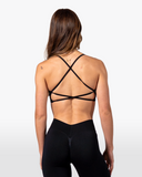 SOLACE SPORTS BRA IN BLACK