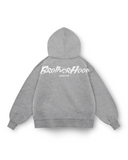 BROTHERHOOD HEAVY OVERSIZED HOODIE IN GREY MARLE