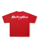 BROTHERHOOD HEAVY OVERSIZED TEE IN SCARLET