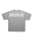 LIFTING CLUB HEAVY OVERSIZED TEE IN GREY MARLE