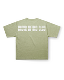 LIFTING CLUB HEAVY OVERSIZED TEE IN MATCHA
