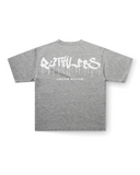 RUTHLESS HEAVY OVERSIZED TEE IN GREY MARLE